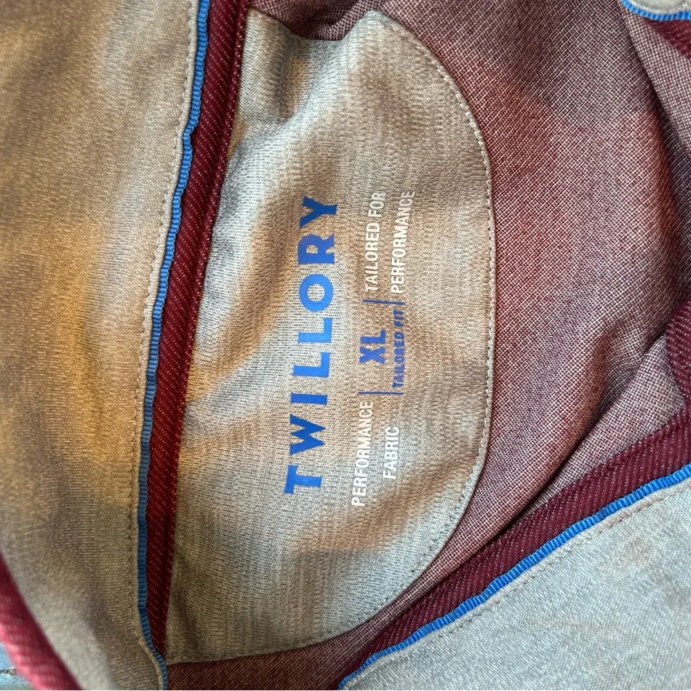 NWOT Twillory performance fabric 1/4 zip pullover. Lightweight. Work. Golf. XL - Picture 11 of 14
